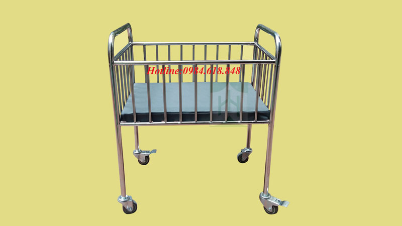 Giường sơ sinh inox 